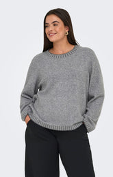 Only Carmakoma Fina Jumper in Grey