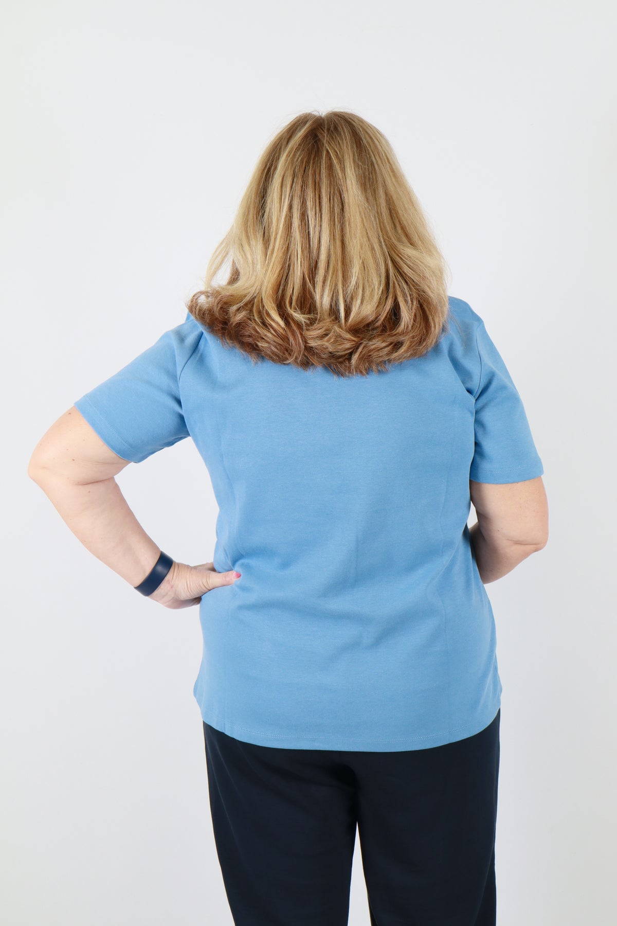 Only Carmakoma Jen T-Shirt in Blue