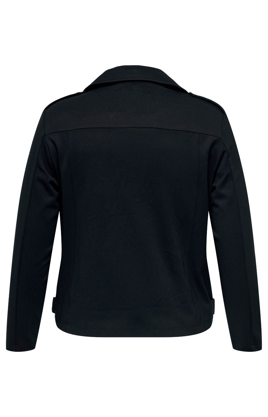 Only Carmakoma Jersey Biker Jacket in Black