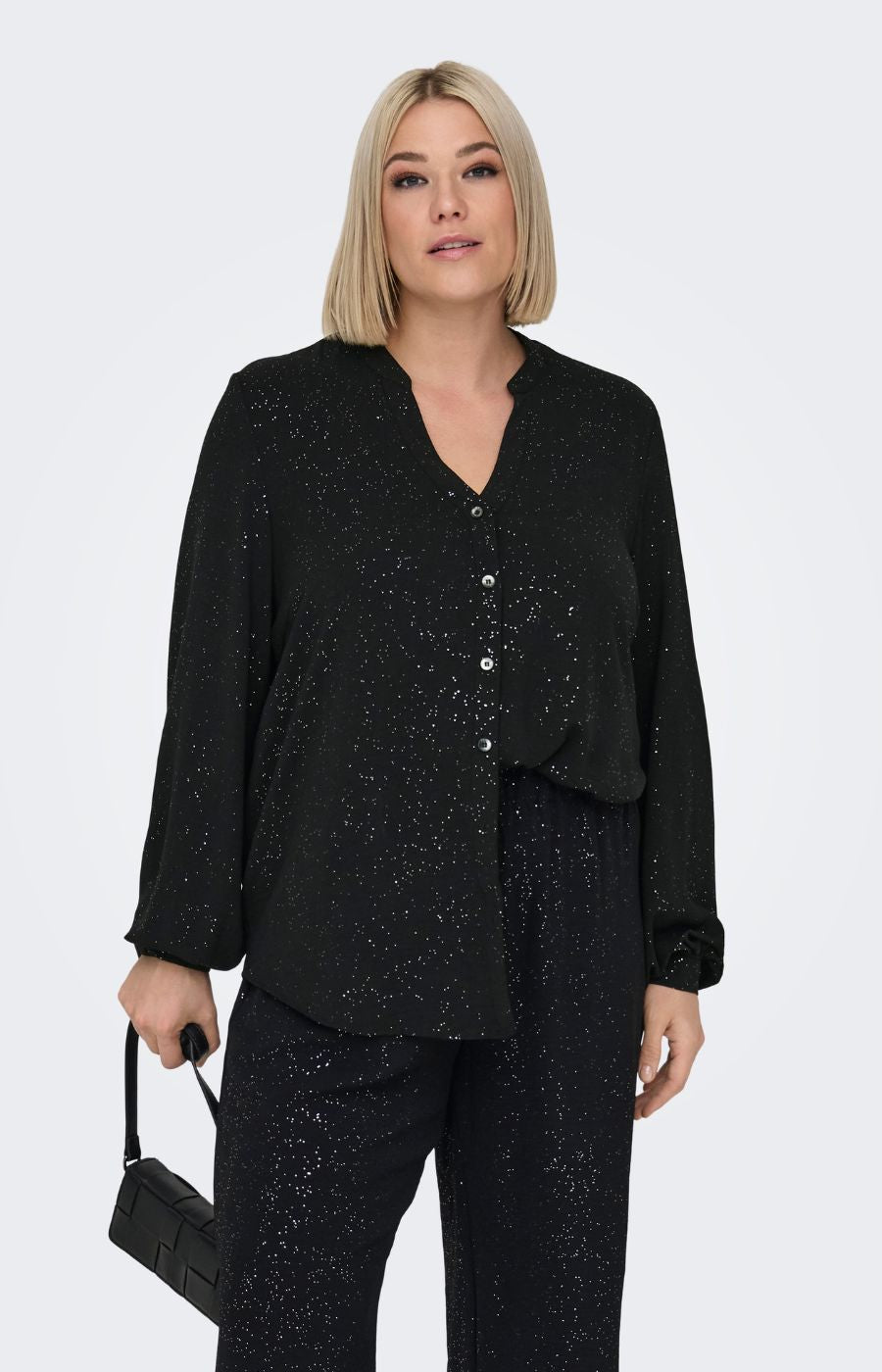 Only Carmakoma Josee Shirt in Black