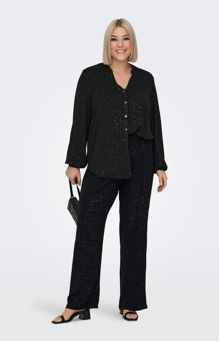 Only Carmakoma Josee Shirt in Black