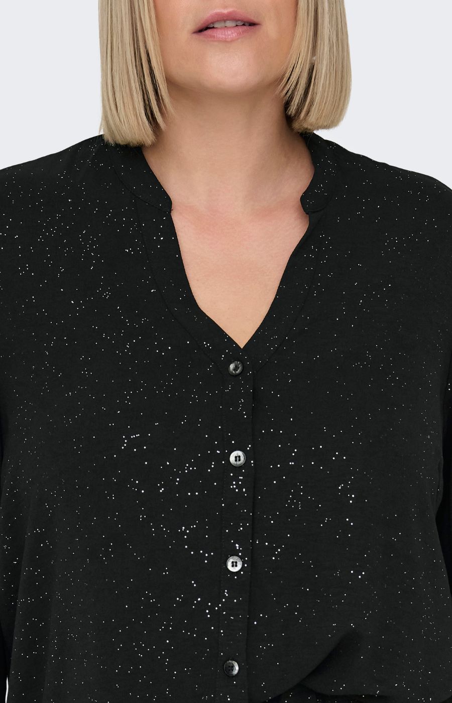 Only Carmakoma Josee Shirt in Black