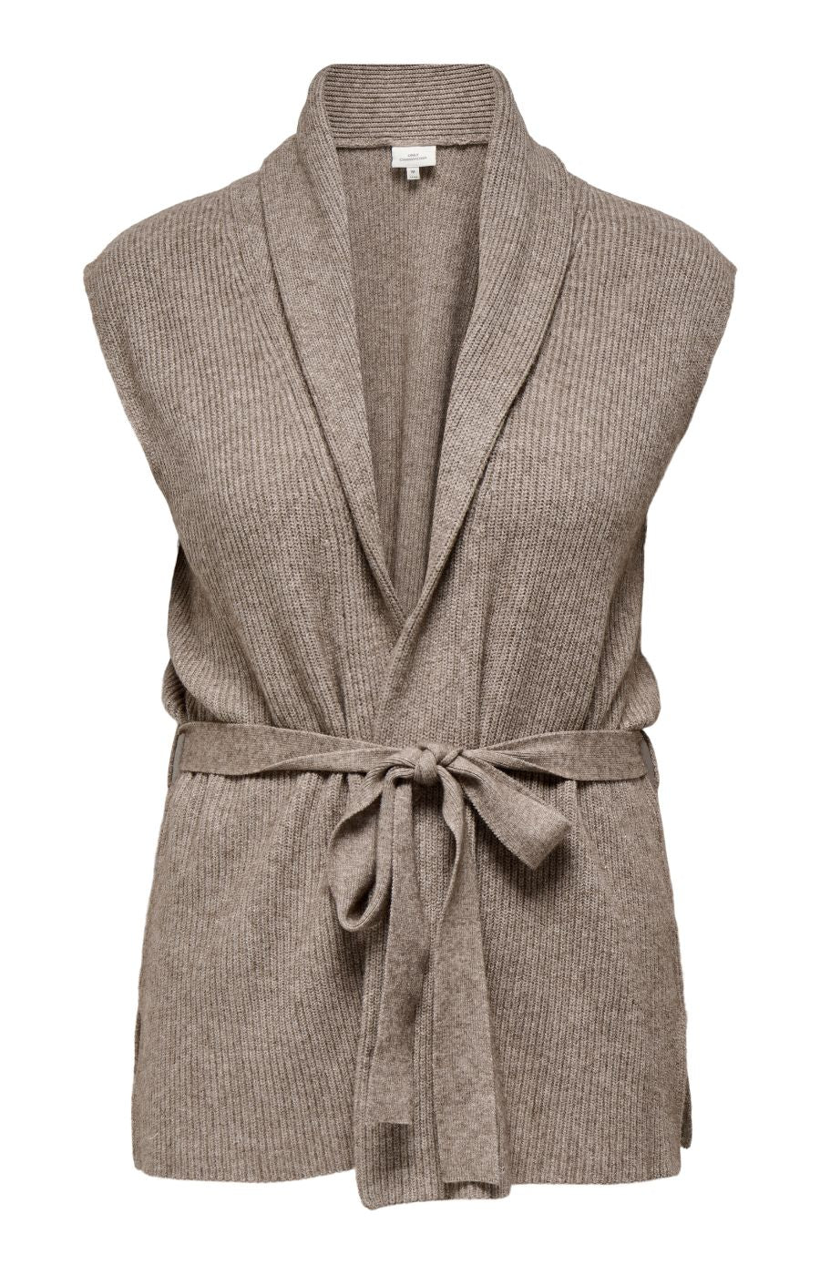 Only Carmakoma Katia Wrap Vest in Beige