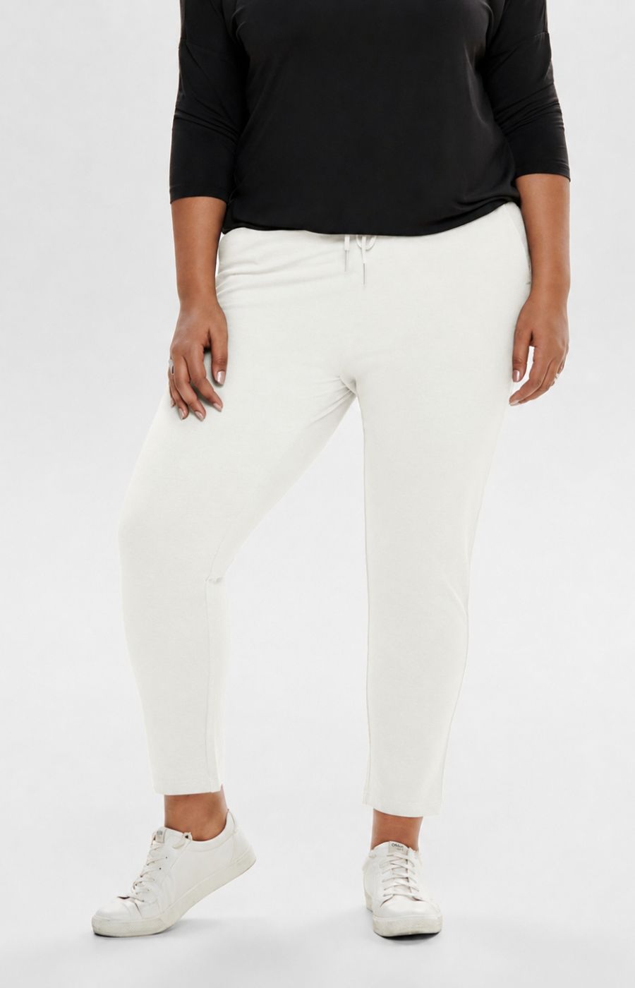 Only Carmakoma Life Trousers in White