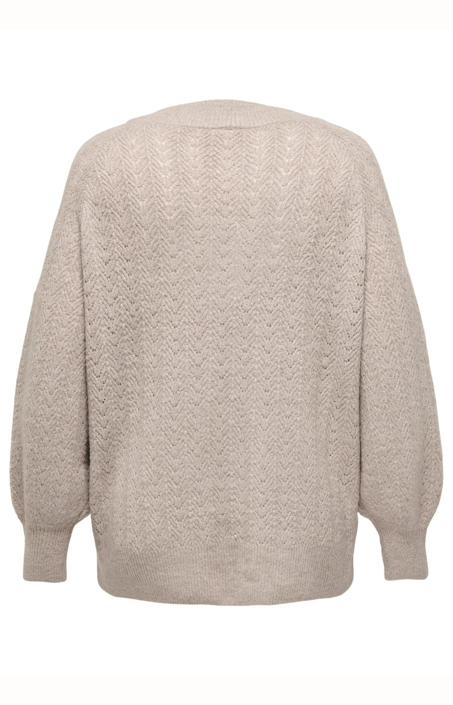 Only Carmakoma Lucilla Knit Jumper in Beige