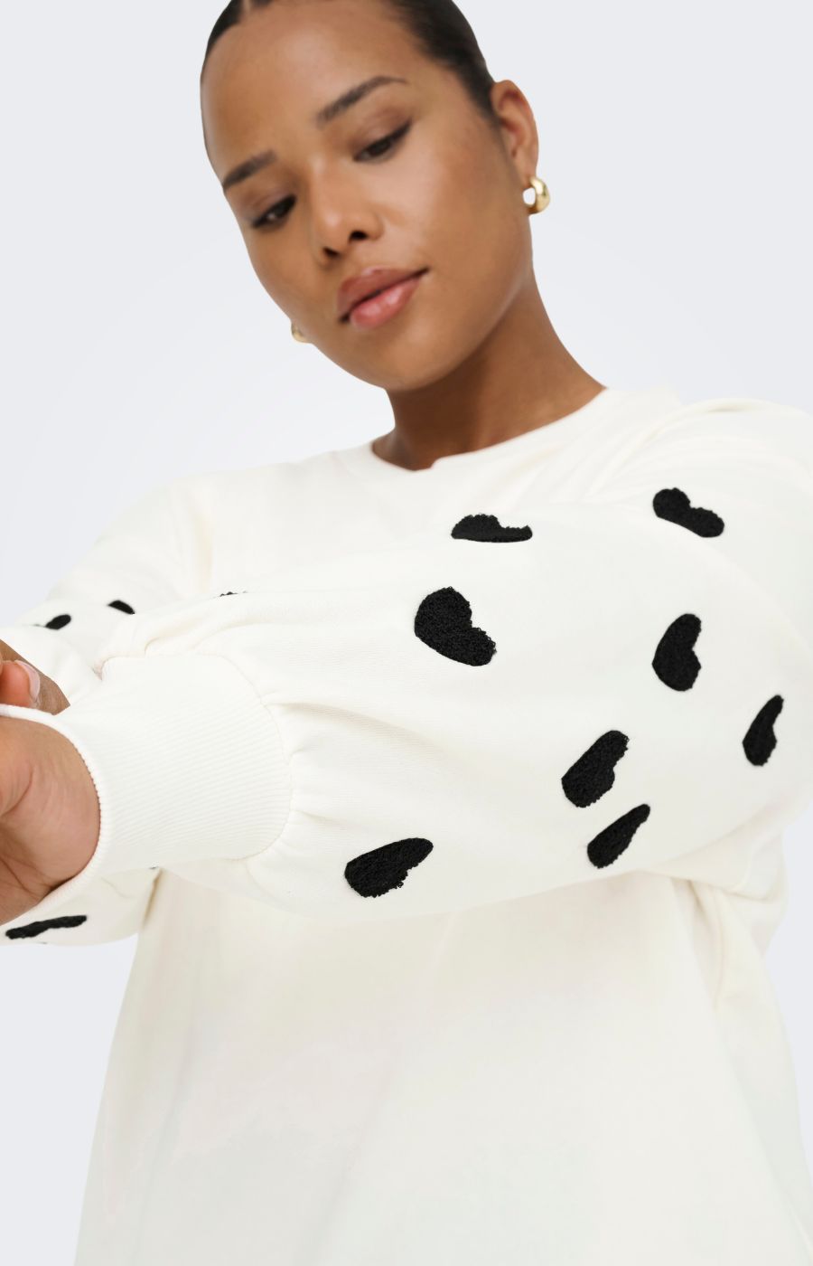 Only Carmakoma Macy Sweater in White