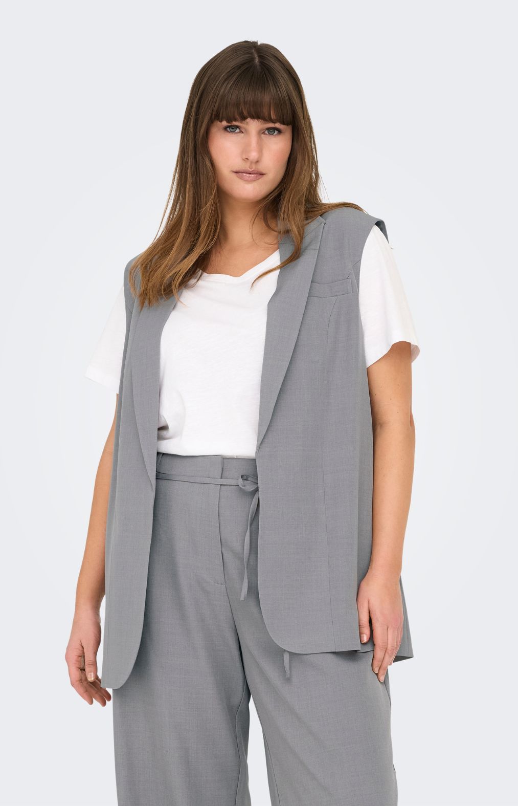 Only Carmakoma Marine Waistcoat in Grey