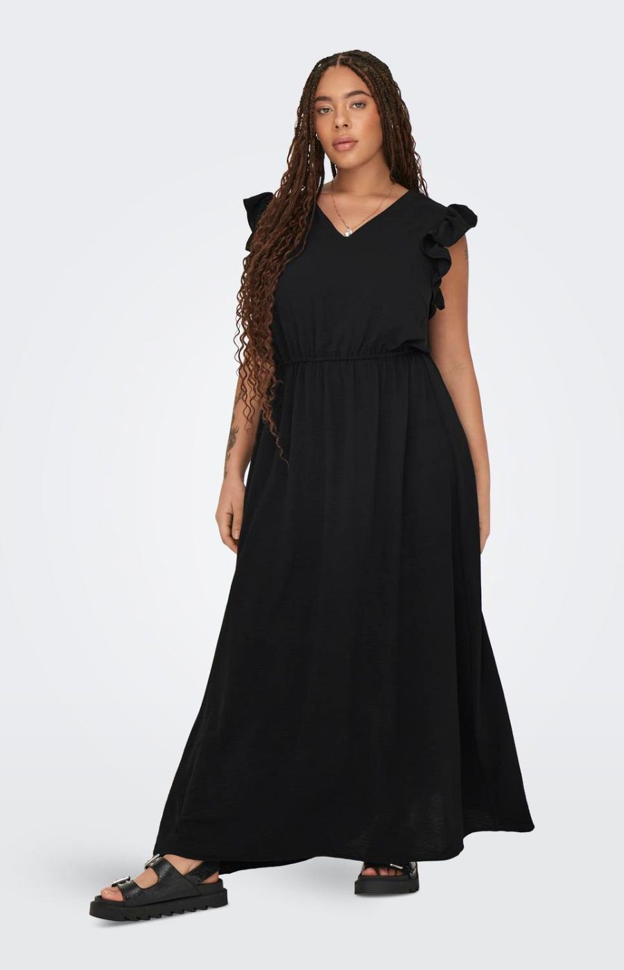 Only Carmakoma Metta Dress in Black