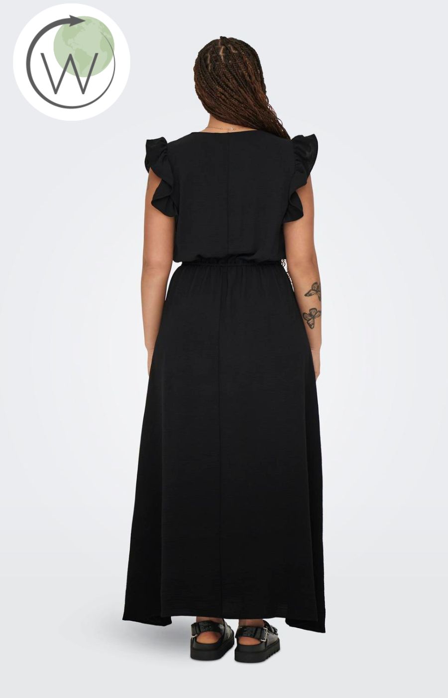 Only Carmakoma Metta Dress in Black