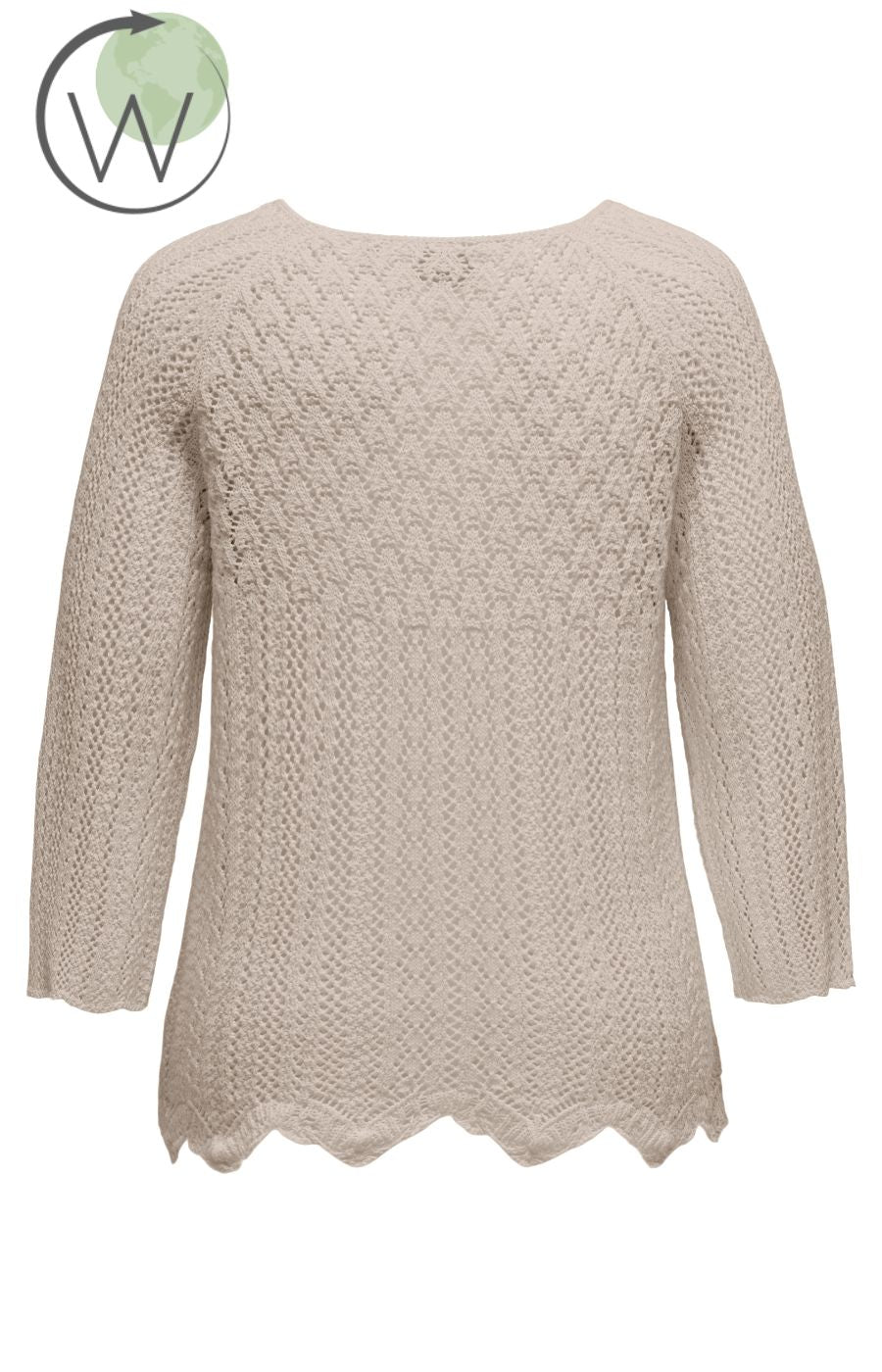 Only Carmakoma Nola Jumper in Beige