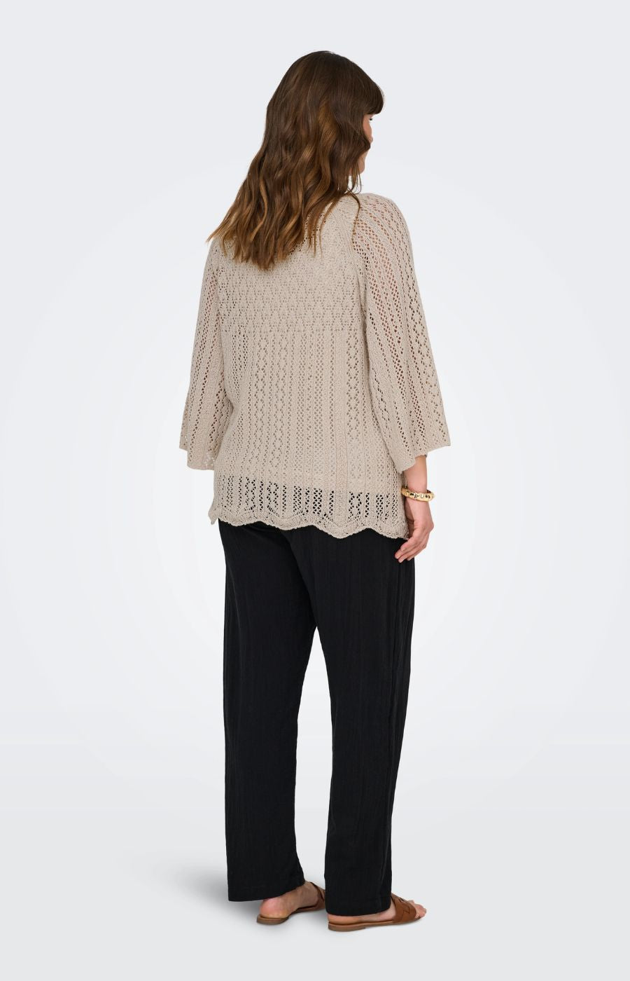 Only Carmakoma Nola Jumper in Beige