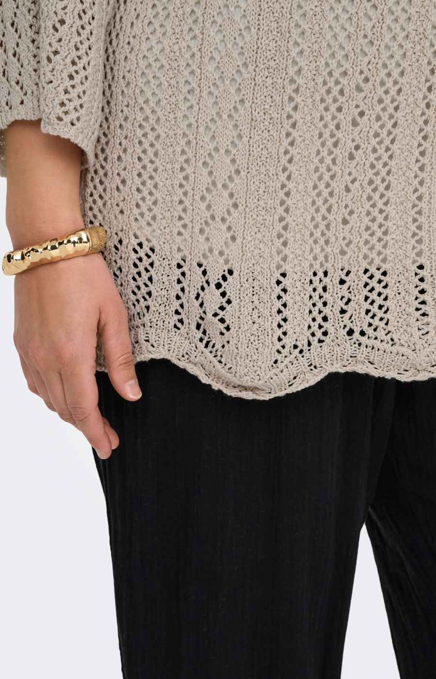 Only Carmakoma Nola Jumper in Beige