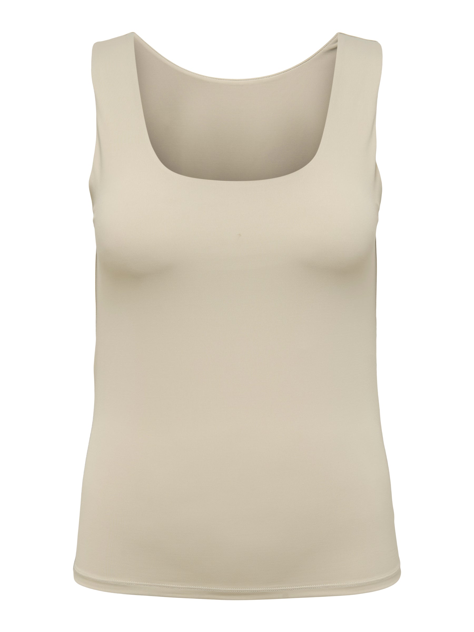 Only Carmakoma Rea Vest Top in Beige