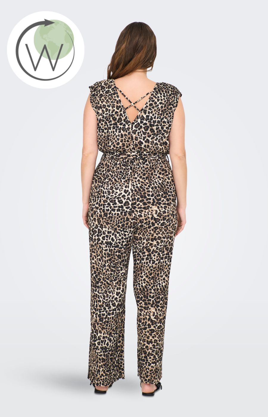 Only Carmakoma Safari Jumpsuit in Leopard