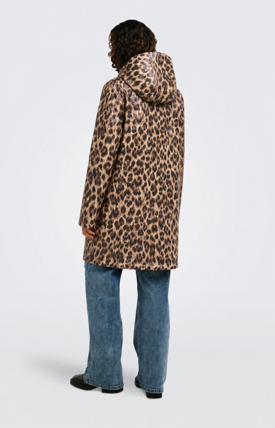 Only Carmakoma Sally Rain Jacket in Leopard