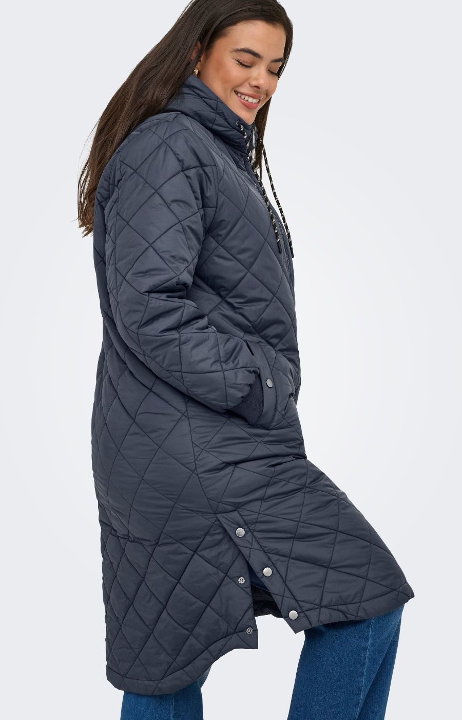 Only Carmakoma Sandy Coat in Navy