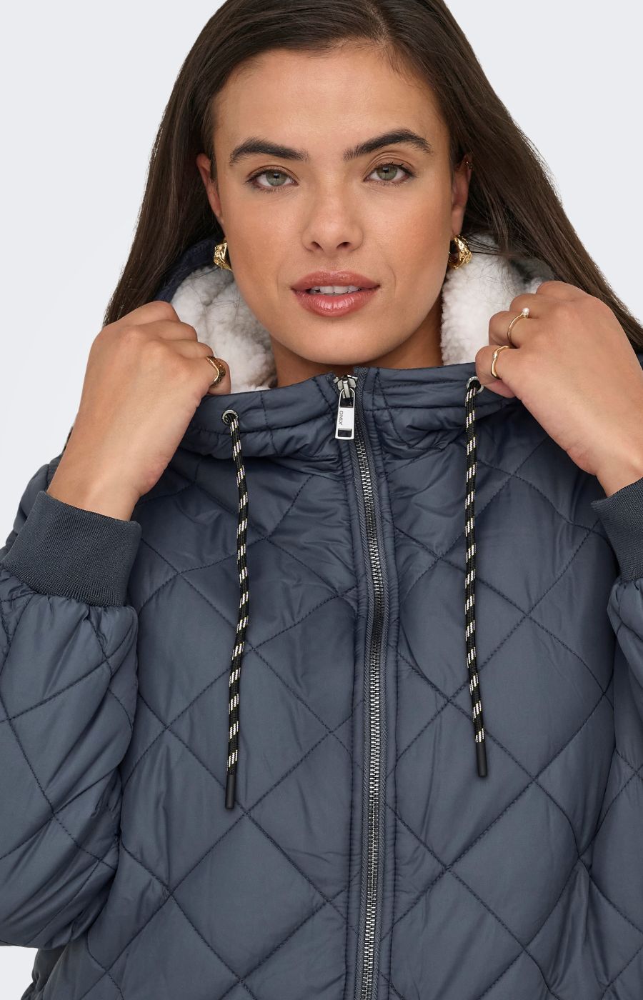 Only Carmakoma Sandy Coat in Navy