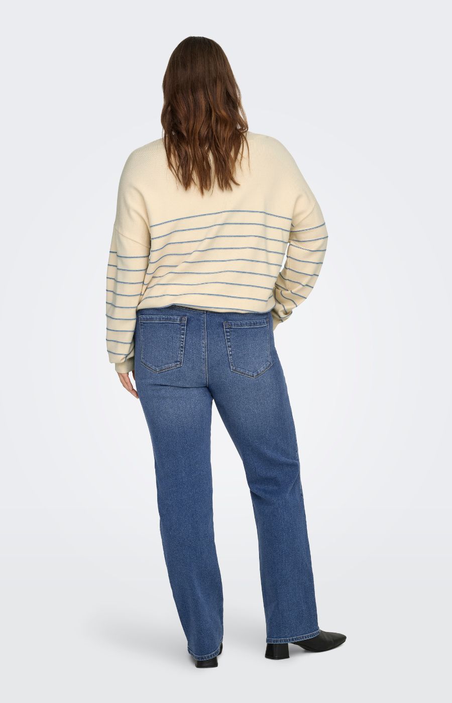 Only Carmakoma Signe Sweater in Cream