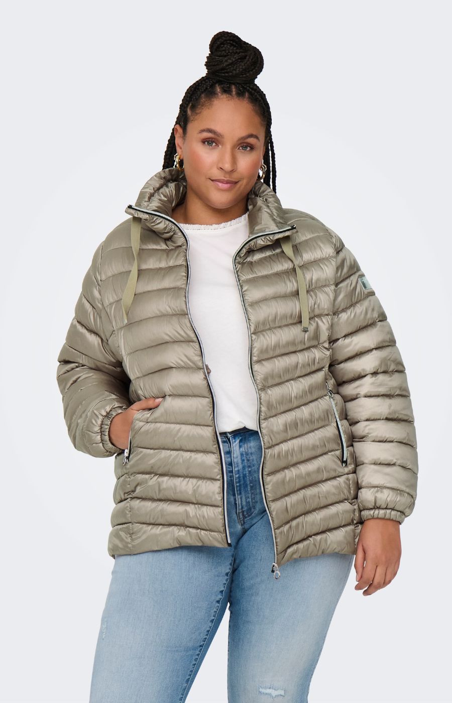 Only Carmakoma Vega Jacket in Silver