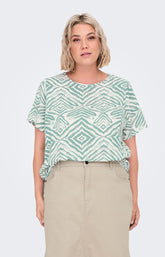 Only Carmakoma Vica Blouse in Abyss