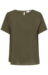 Only Carmakoma Vica Blouse in Ivy Green