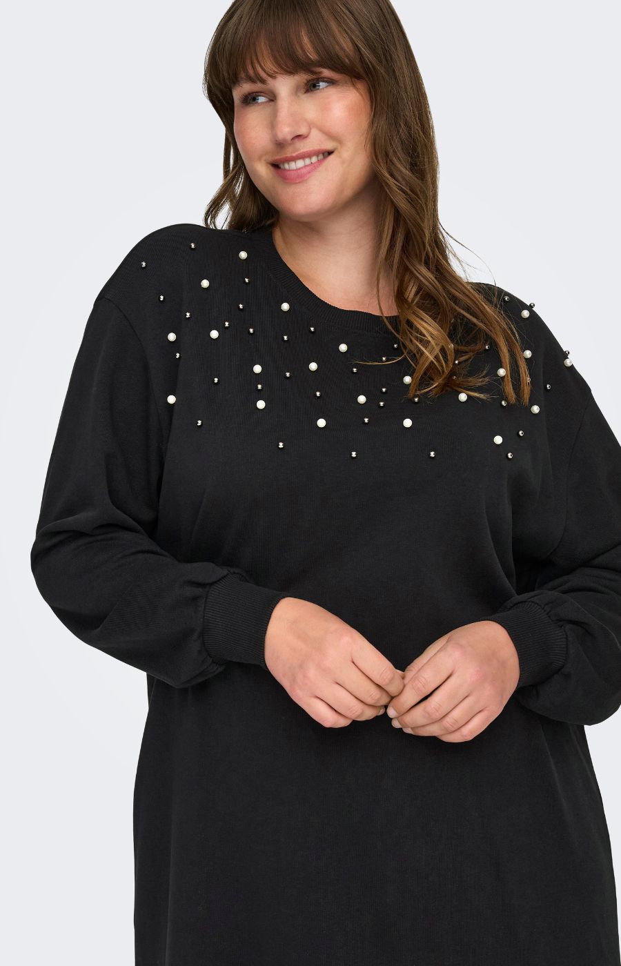 Only Carmakoma Violetta Dress in Black