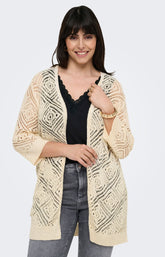 Only Carmakoma Wisty Cardigan in Cream