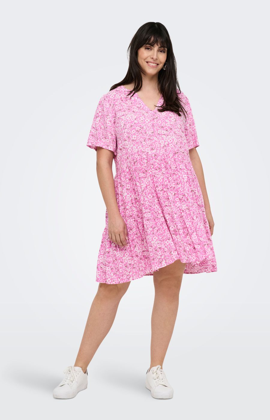 Only Carmakoma Zally Dress in Pink