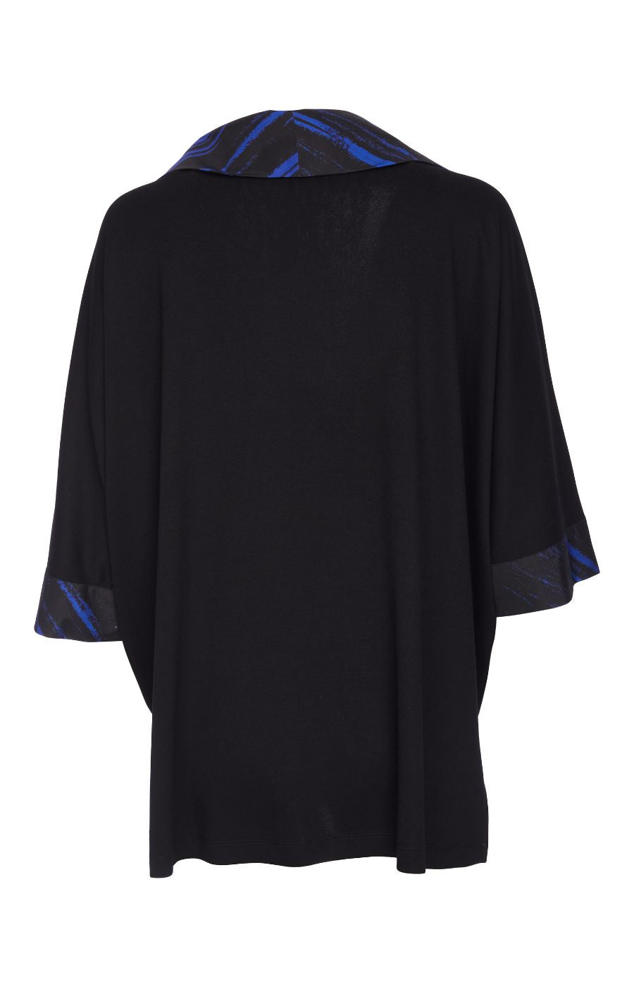 Ora Black Jacket with Blue Strikes