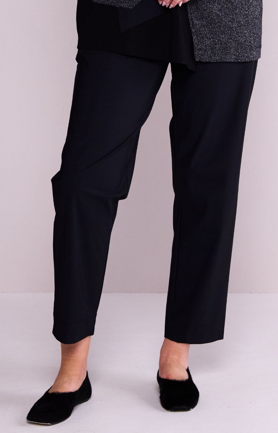 Ora Black Travel Trousers