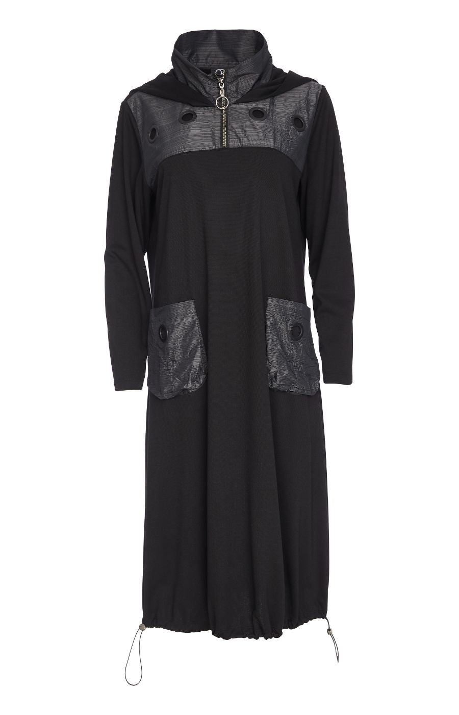 Ora Black and Grey Dress