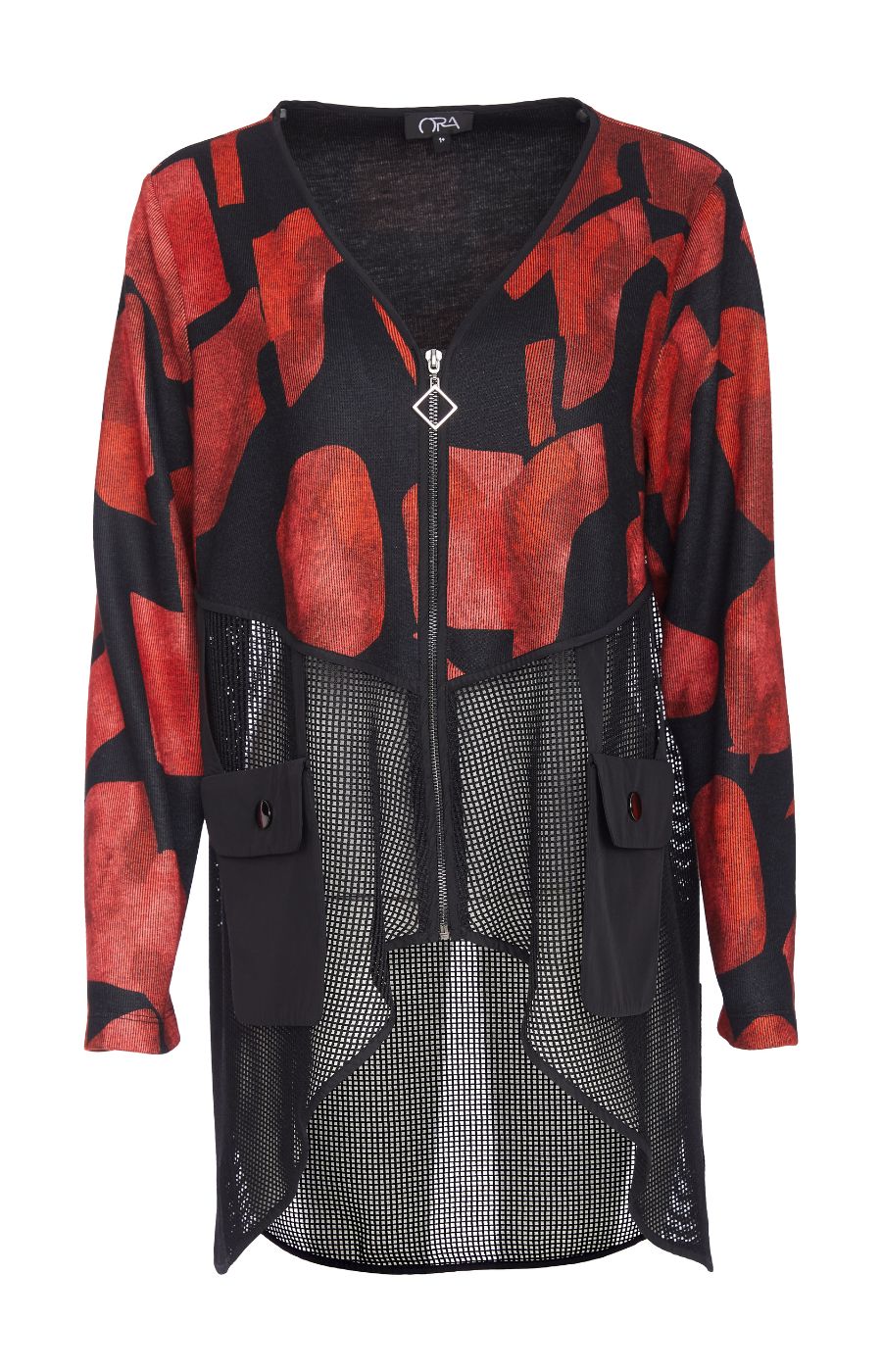 Ora Black and Red Jacket