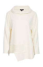 Ora Sequin Hem Top in Cream