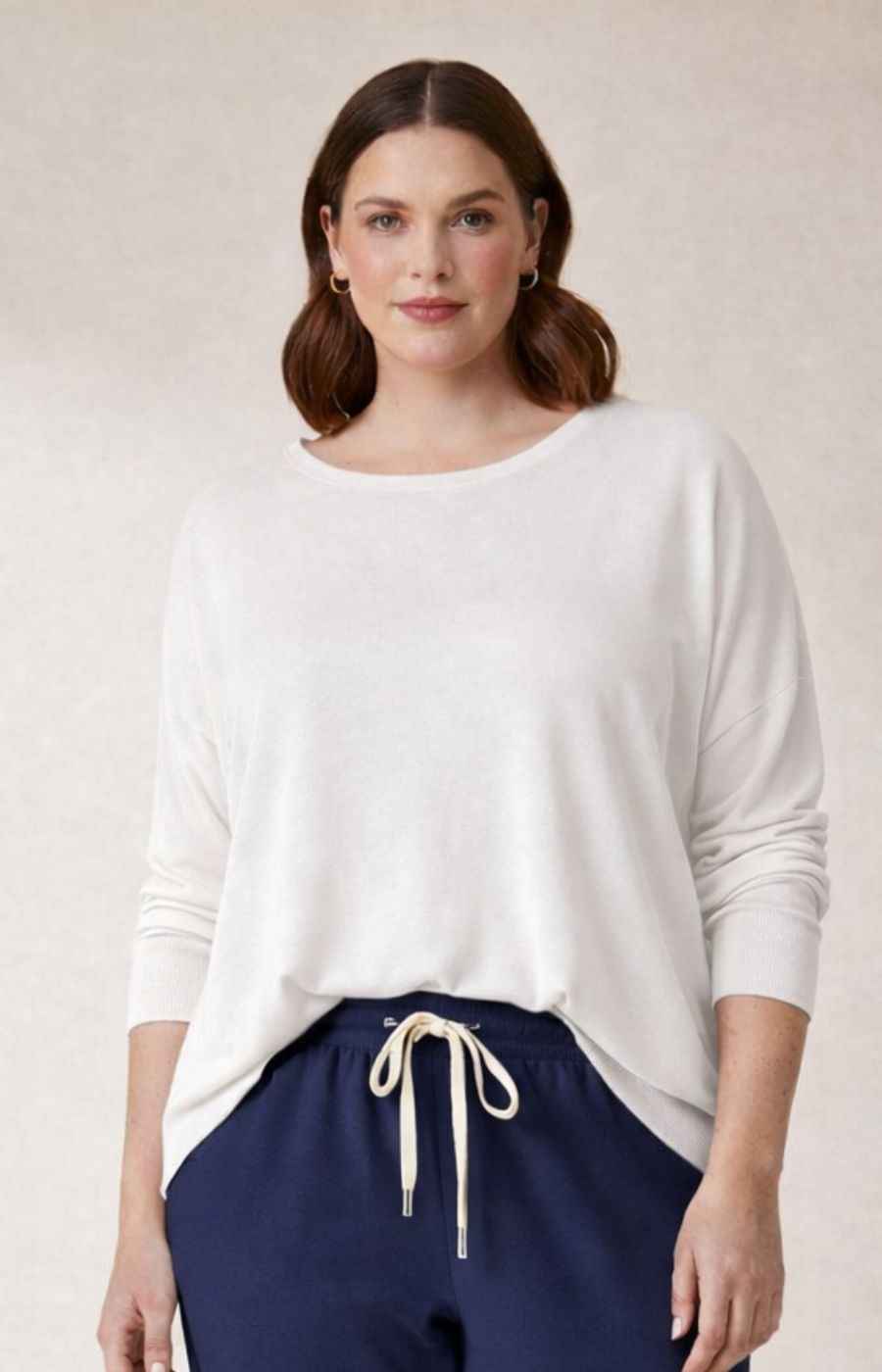 Orla Knit Top in White