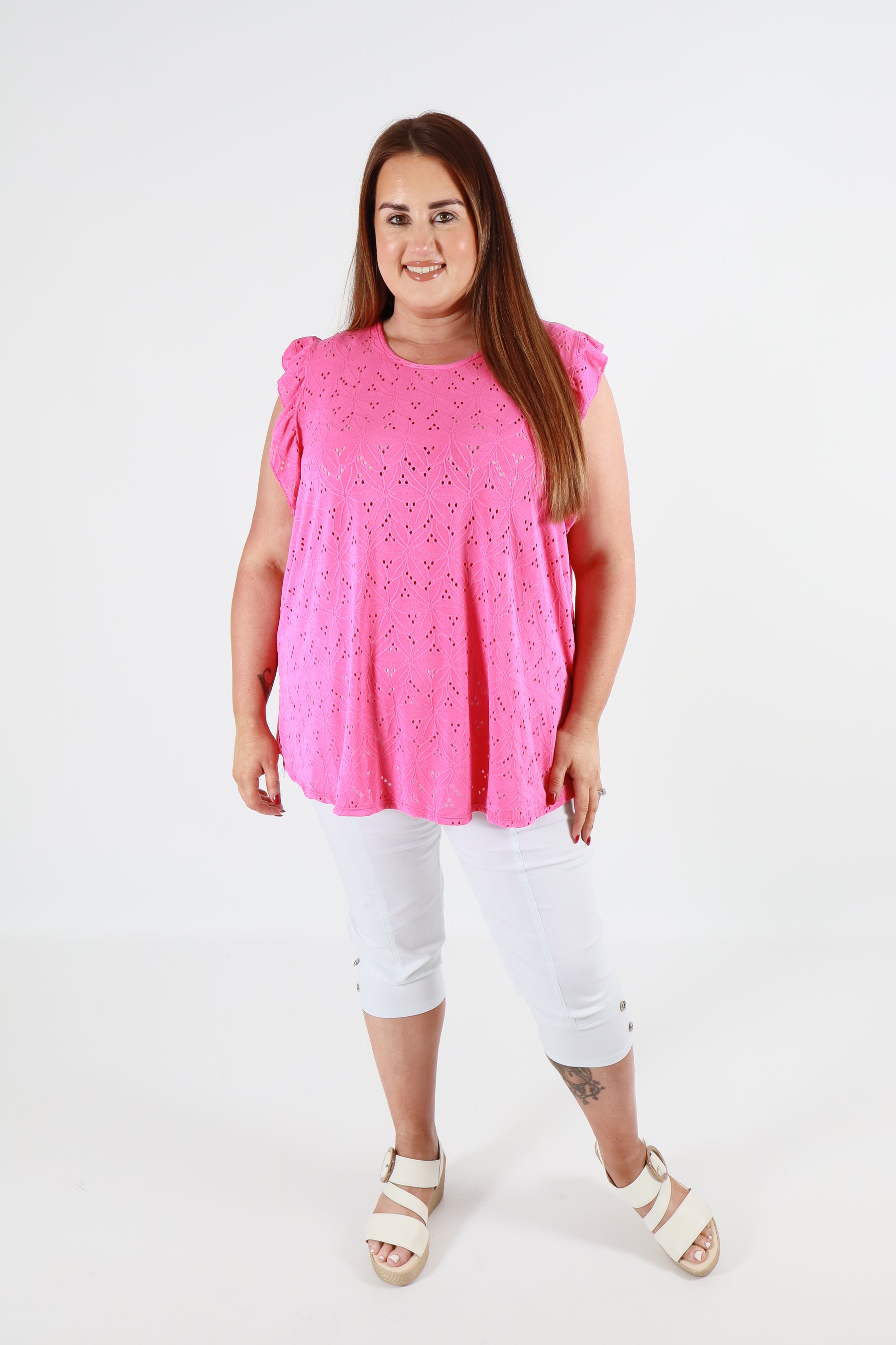 Penelope Blouse in Fuchsia