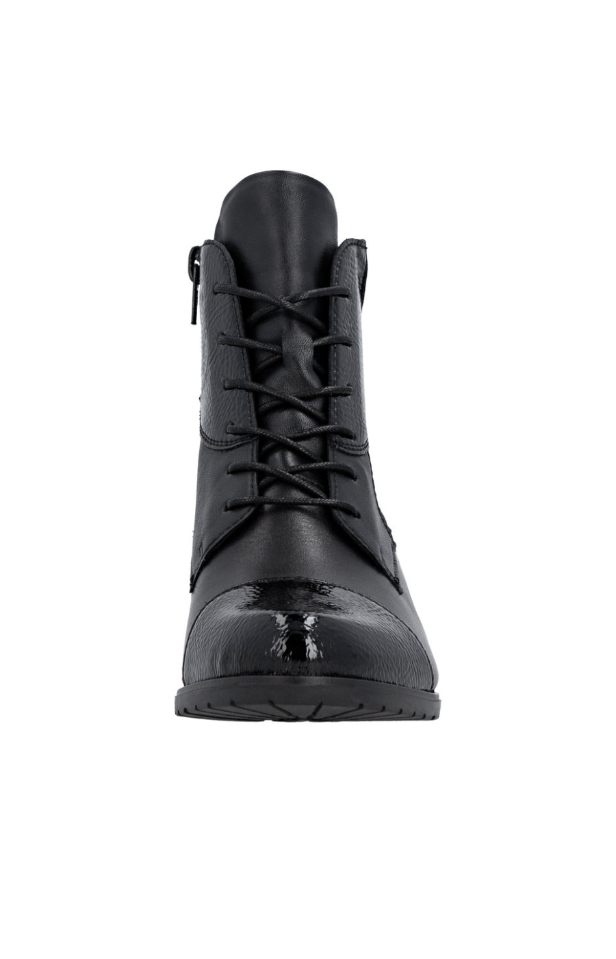 Remonte Patent Boot in Black