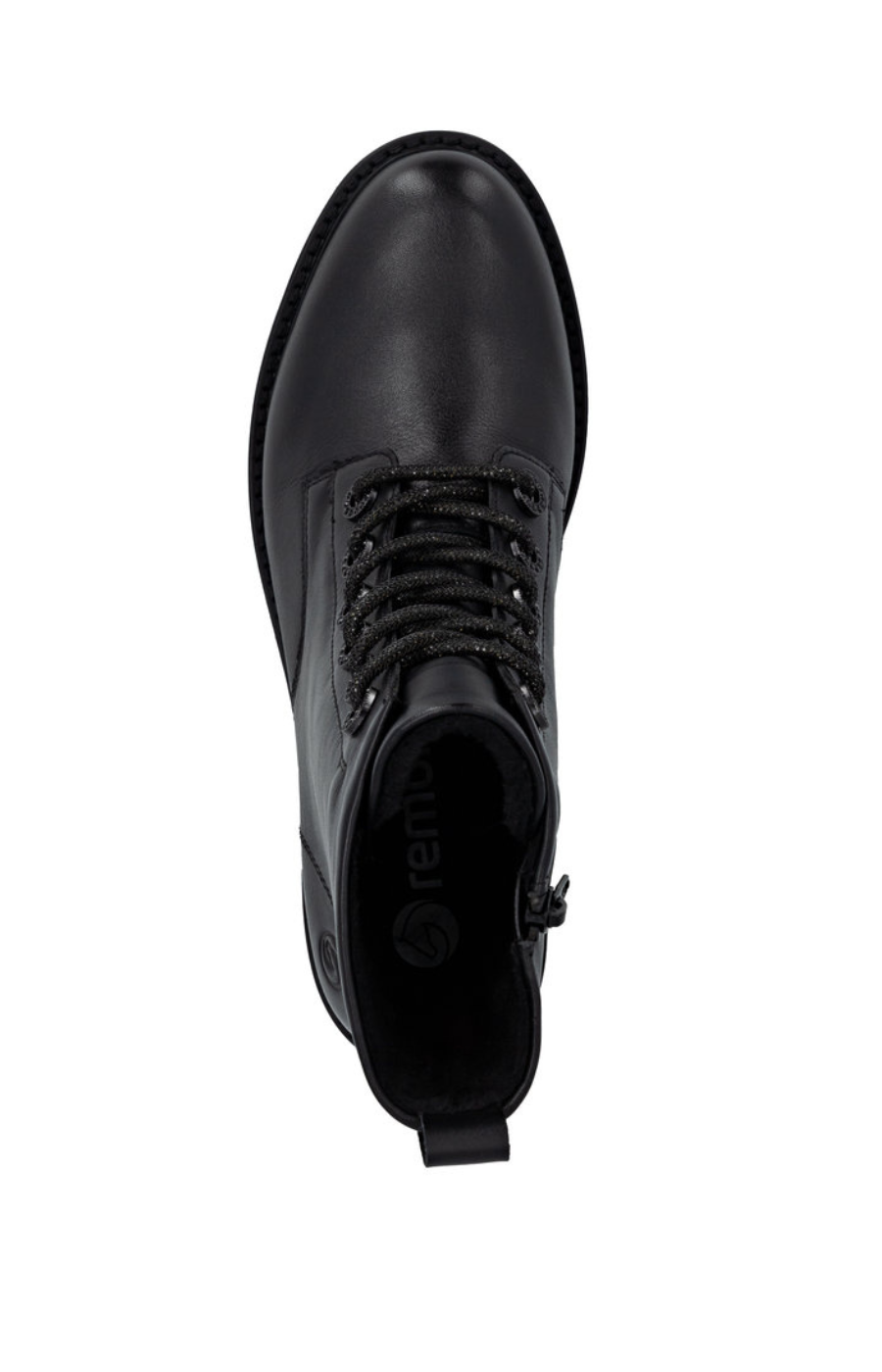 Remonte Sparkle Lace Boots in Black