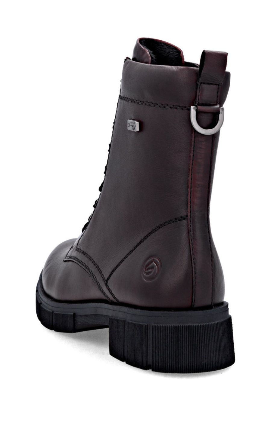 Remonte Boot in Burgundy with Lace Charms