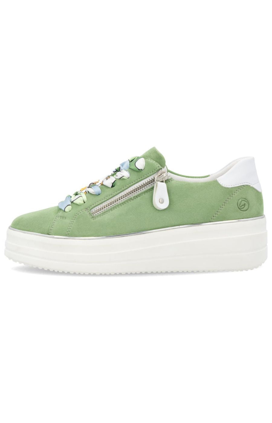 Remonte Green Suede Trainer