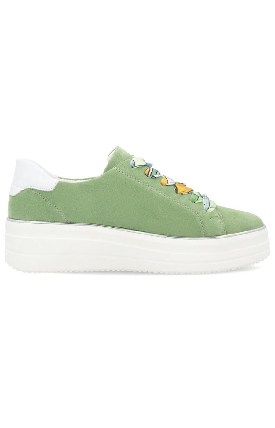 Remonte Green Suede Trainer