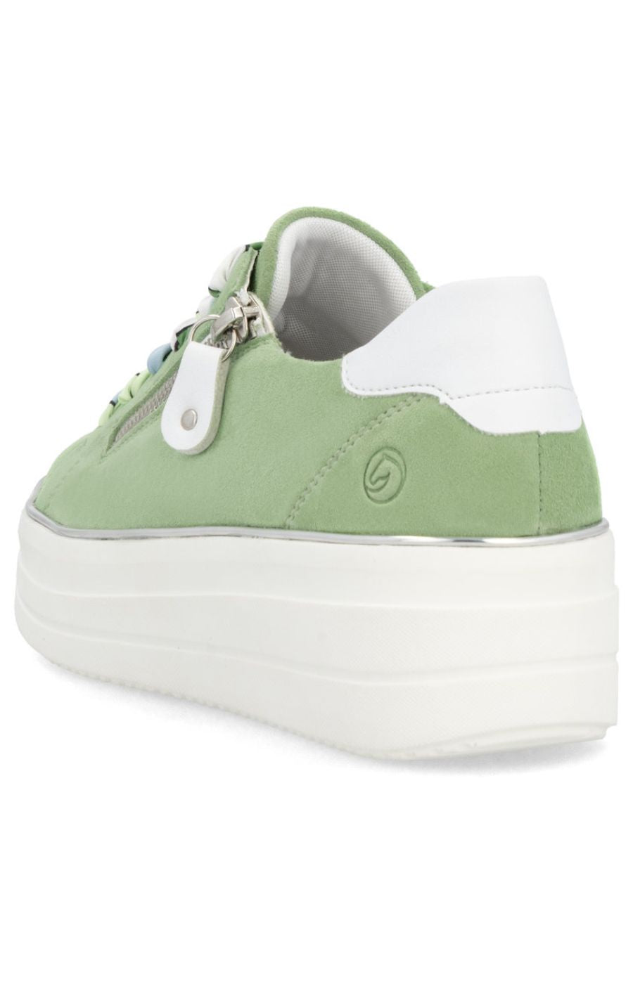 Remonte Green Suede Trainer