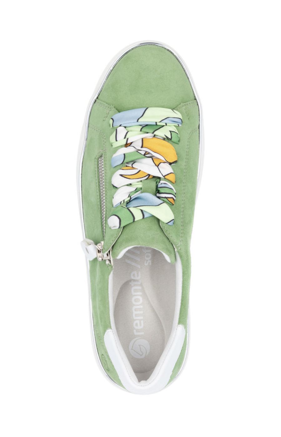 Remonte Green Suede Trainer