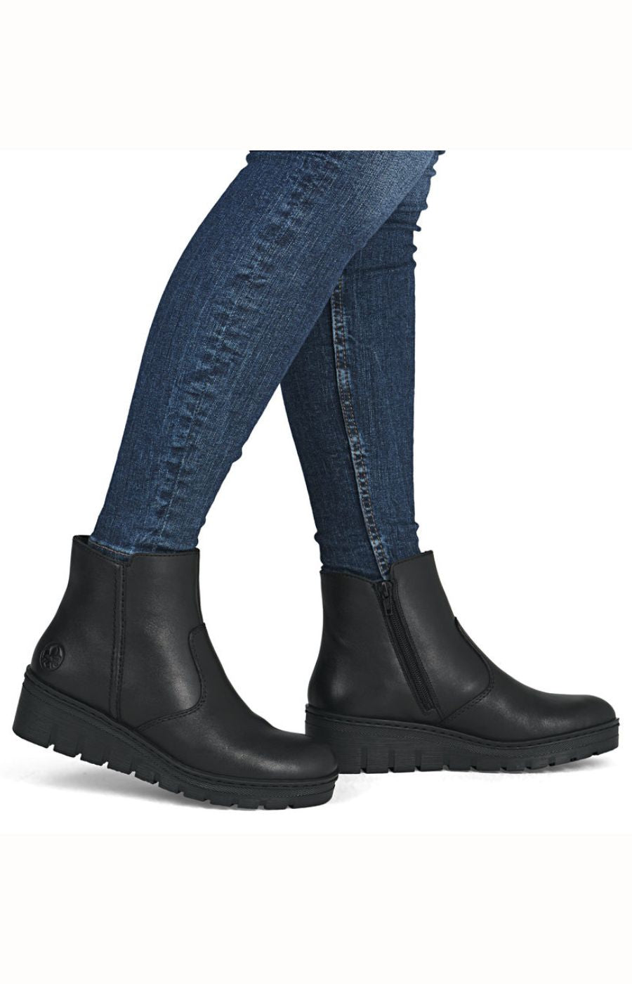 Rieker Ankle Boot in Black