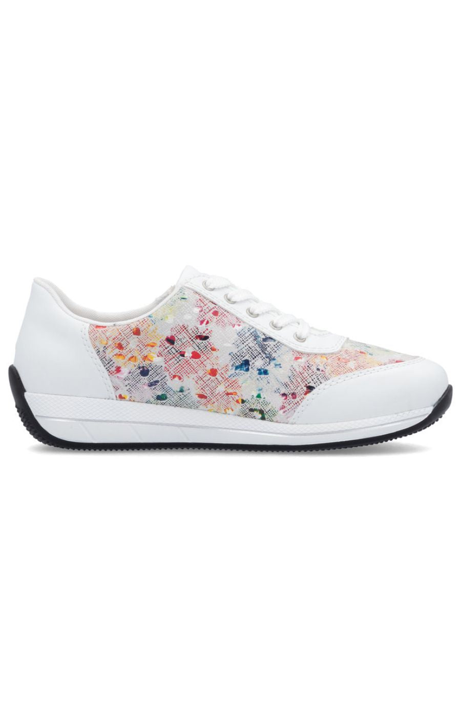 Rieker Colourpop Trainer in White