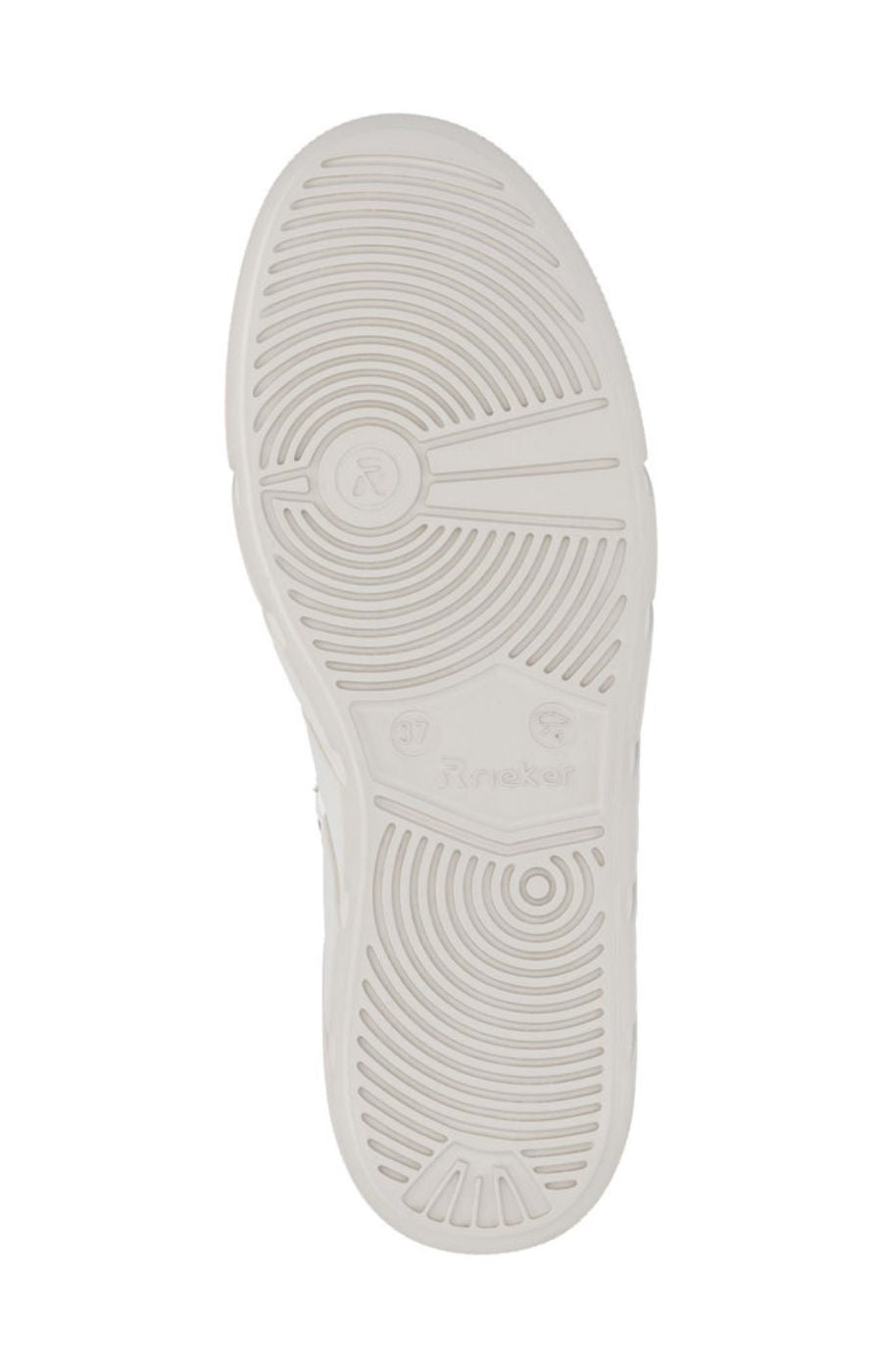 Rieker High Top Trainer in Off White