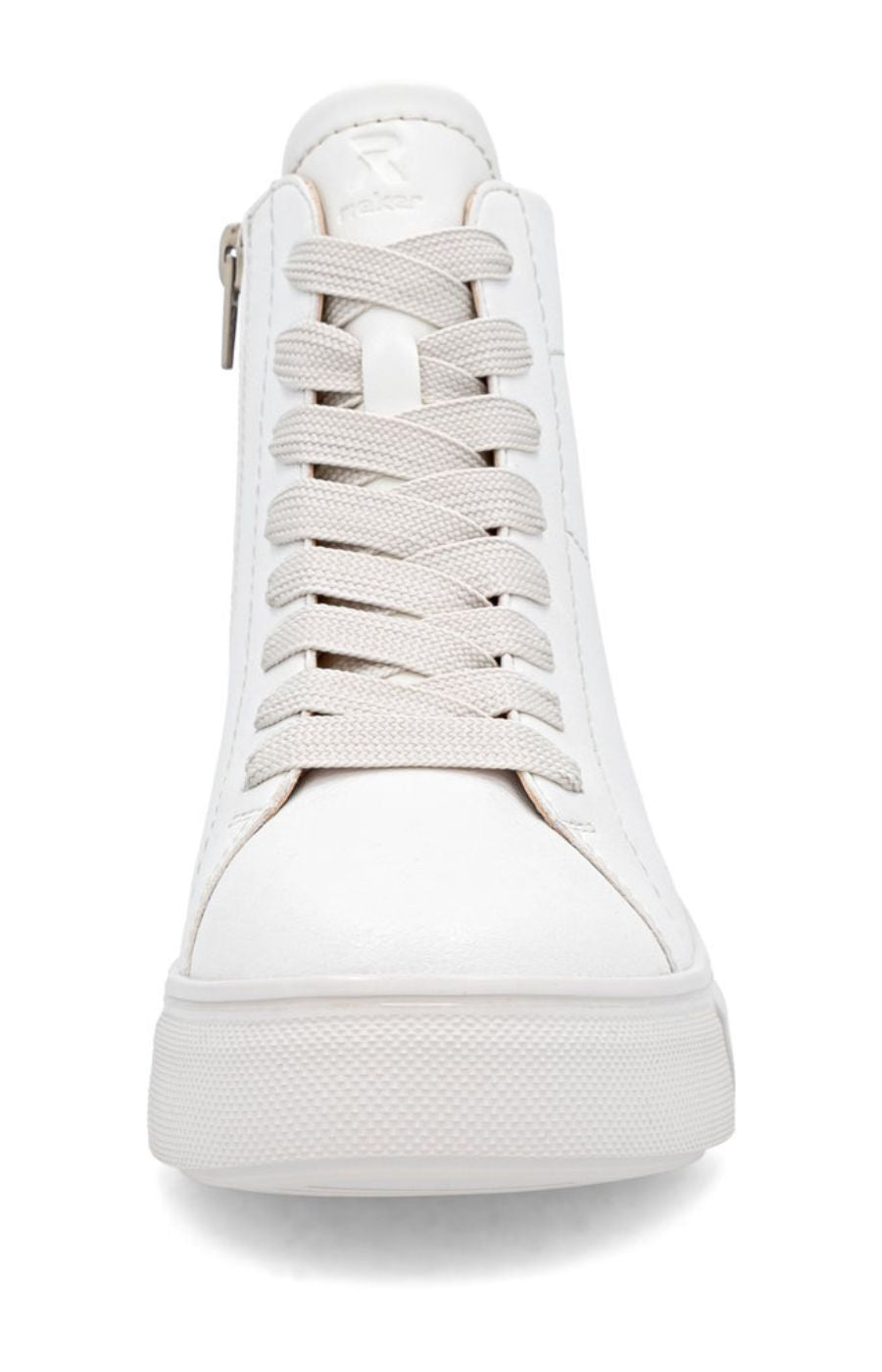 Rieker High Top Trainer in Off White