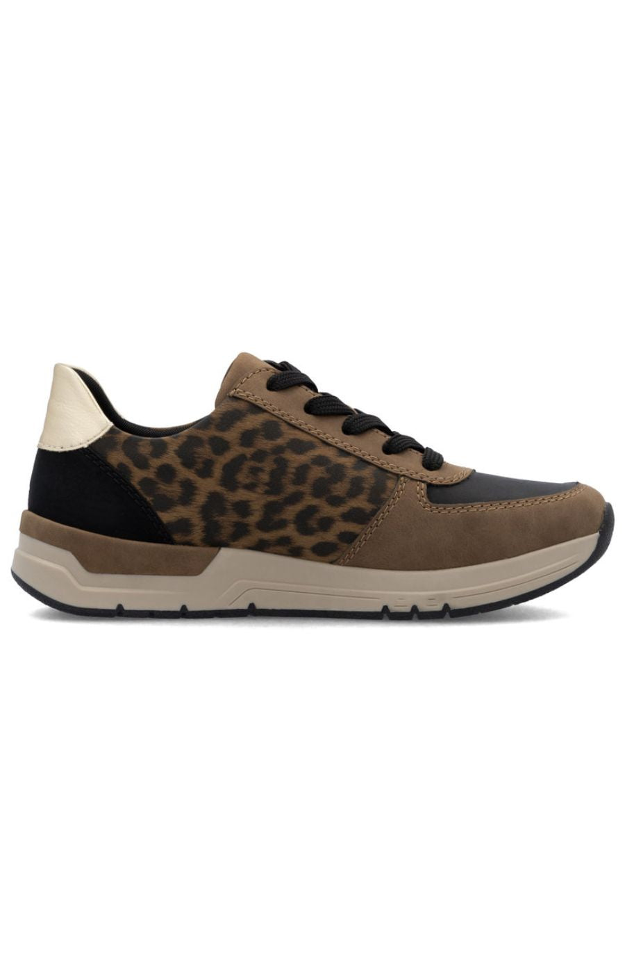 Rieker Leopard Print Trainer