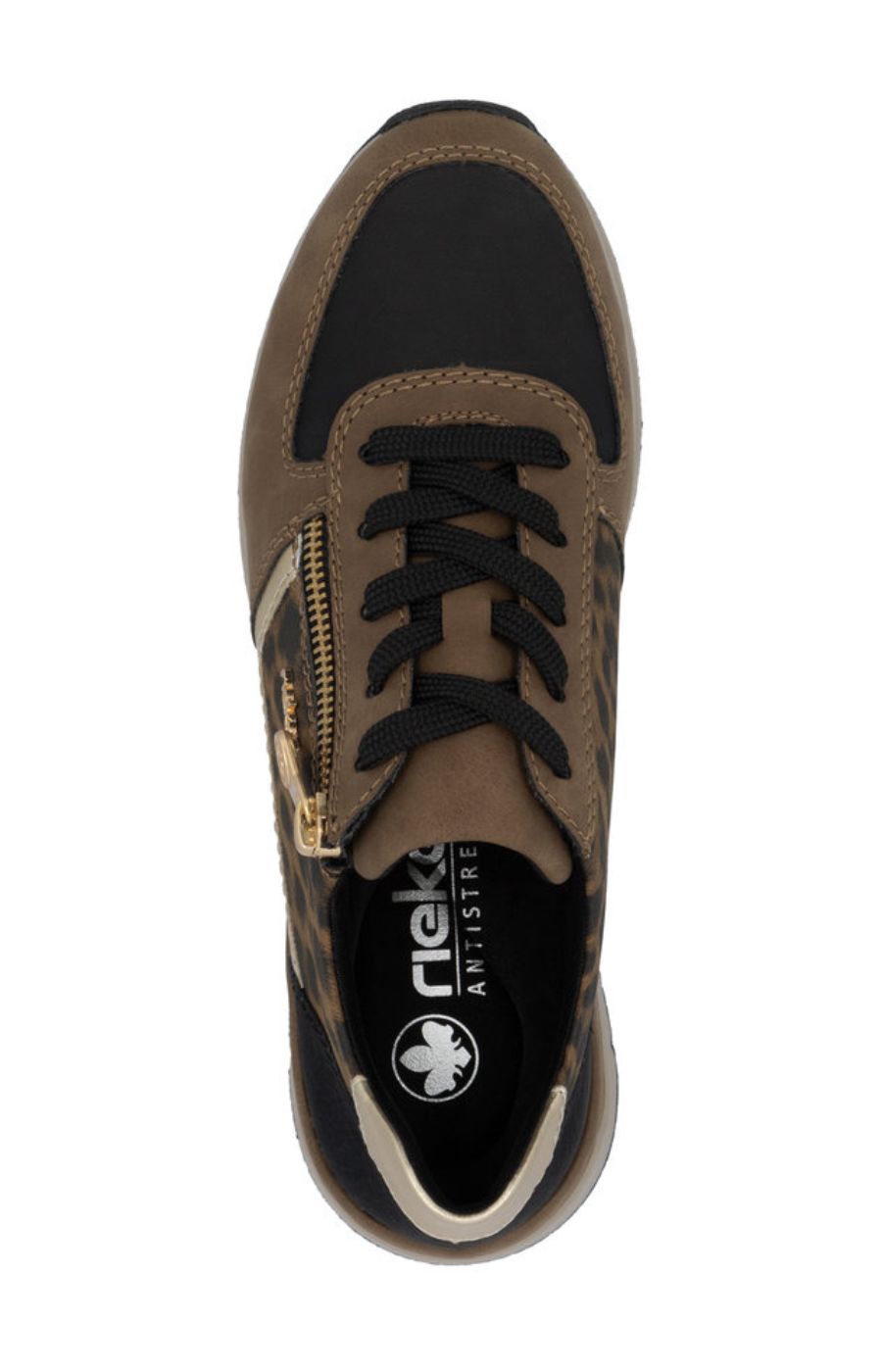 Rieker Leopard Print Trainer