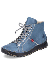 Rieker Stitch Boot in Blue