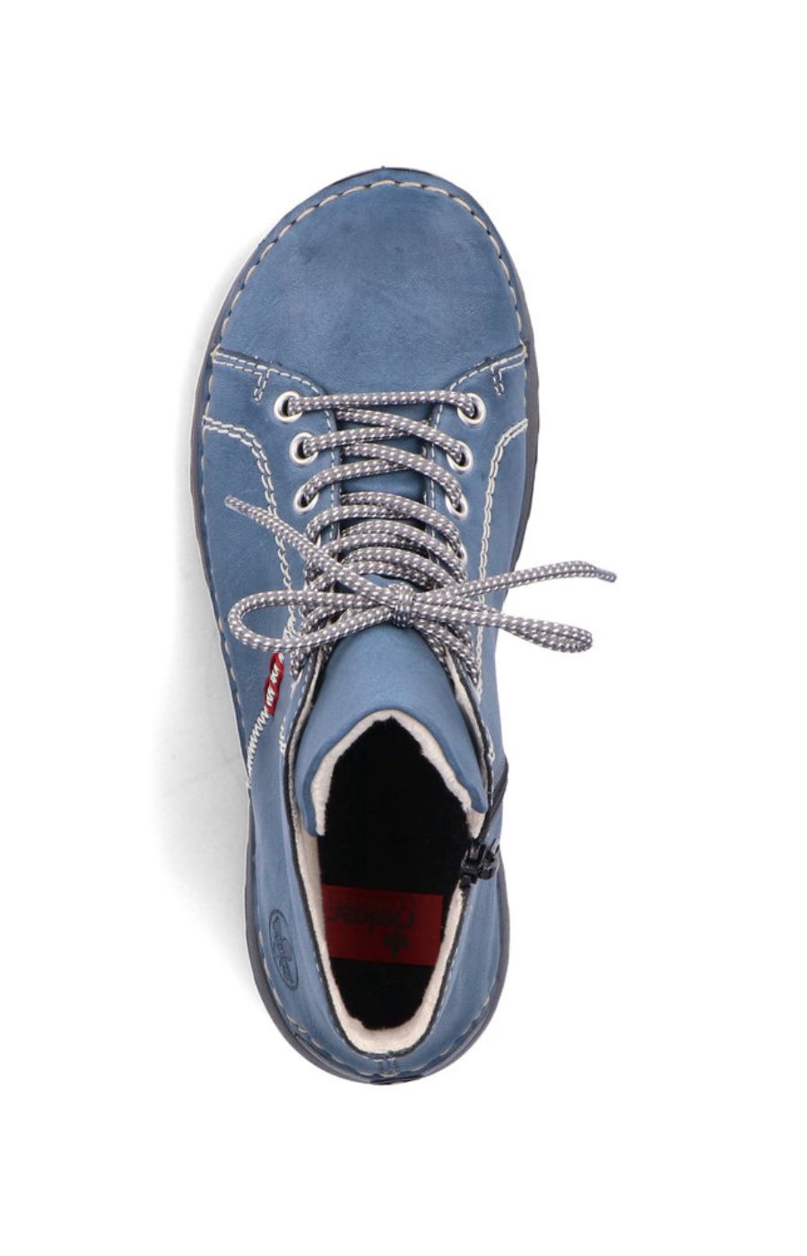 Rieker Stitch Boot in Blue